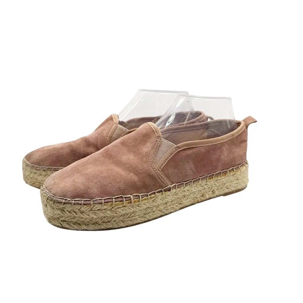 Sam‎ Edelman Carrin Suede Platform Espadrille Flats size 9